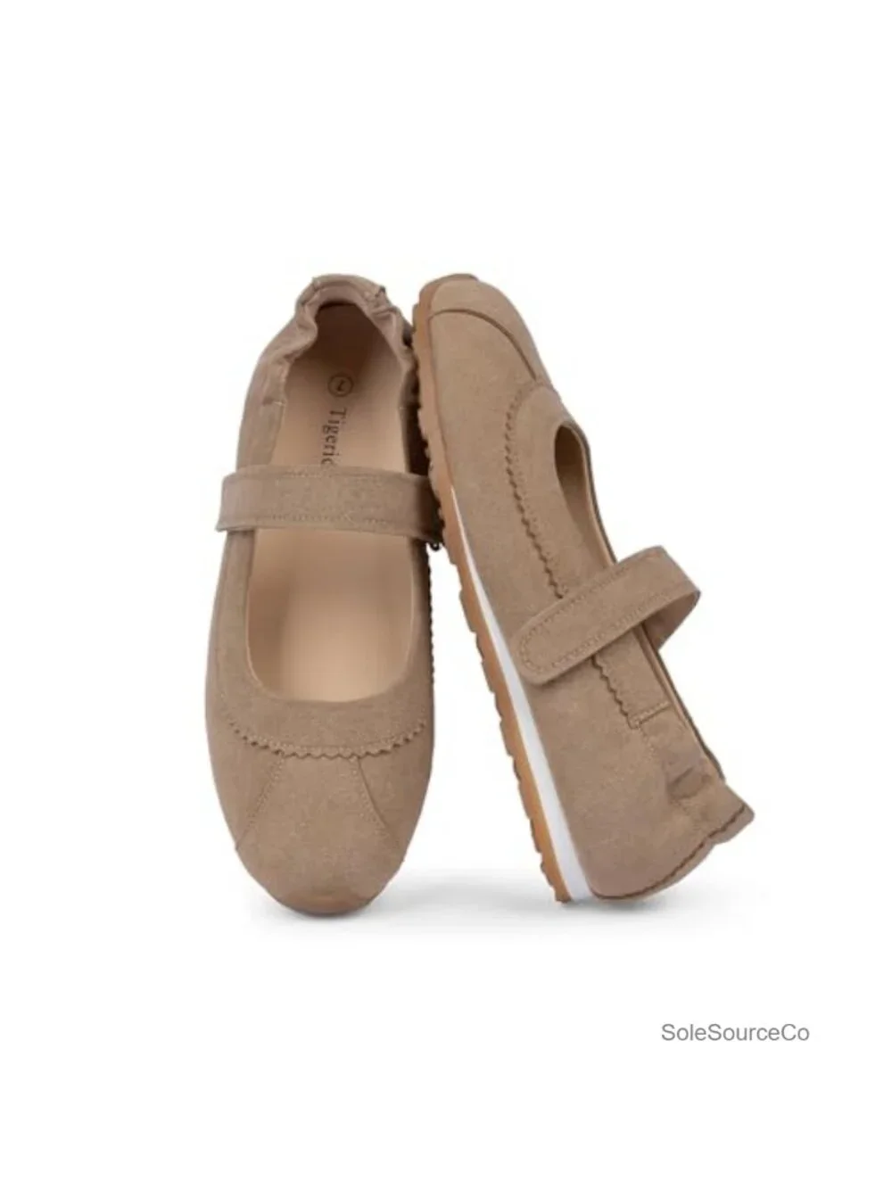 Mary Jane Ballet Sneakers Women Flat Dressy Casual Walking Shoes Adjustable